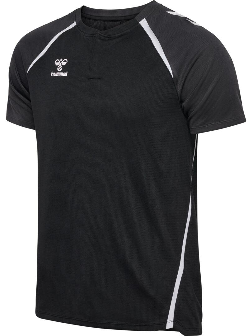 HUMMEL Polokošeľa hmlLEAD 2.0 POLO black asphalt - 223756-1006-S