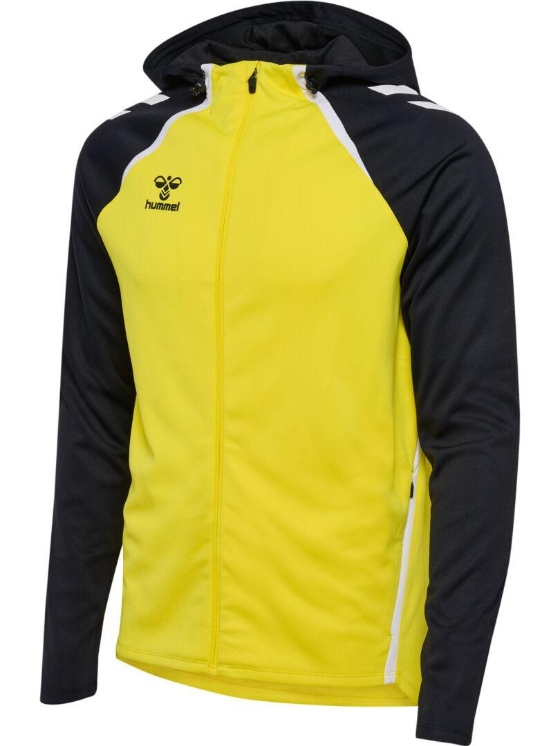HUMMEL Mikina hmlLEAD 2.0 ZIP HOODIE blazing yellow black - 223760-5800-116 