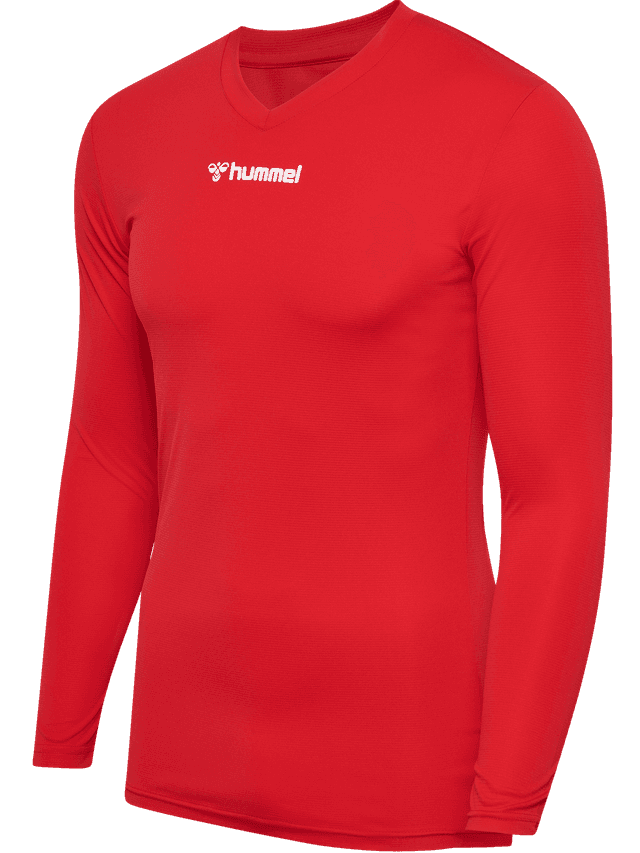 HUMMEL Termo hmlBL ESSENTIAL TEE L/S true red - 225521-3062-140