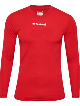 HUMMEL Termo hmlBL ESSENTIAL TEE L/S true red - 225521-3062-140
