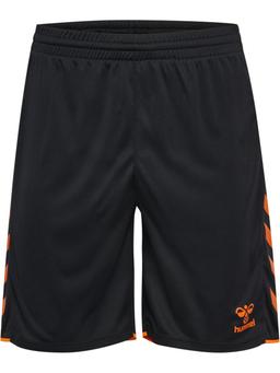 HUMMEL Trenky hmlCORE 2.0 SHORTS BLACK/ORANGE TIGER - 230830-2461-116