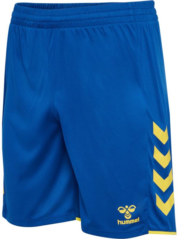 HUMMEL Trenky hmlCORE 2.0 SHORTS TRUE BLUE/BLAZING YELLOW - 230830-8606-116