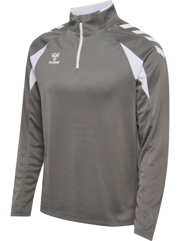 HUMMEL mikina hmlcore 2.0 half zip STEEL GRAY/WHITE - 230833-1299-128