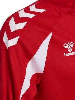 HUMMEL mikina hmlcore 2.0 half zip TRUE RED/WHITE - 230833-3946-128