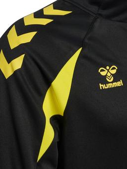 HUMMEL mikina hmlcore 2.0 half zip BLACK/BLAZING YELLOW - 230833-5138-128