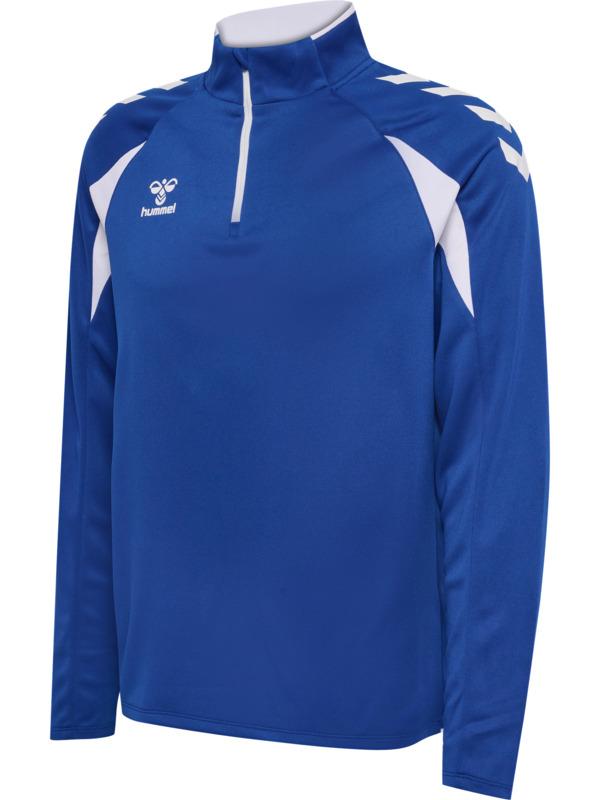 HUMMEL mikina hmlcore 2.0 half zip TRUE BLUE/WHITE - 230833-7691-128
