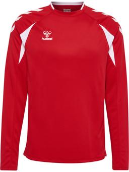 HUMMEL mikina hmlCORE 2.0 CREW NECK TRUE RED/WHITE - 230835-3946-116