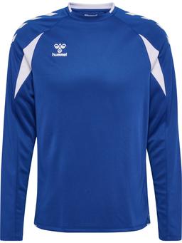 HUMMEL mikina hmlCORE 2.0 CREW NECK TRUE BLUE/WHITE - 230835-7691-116