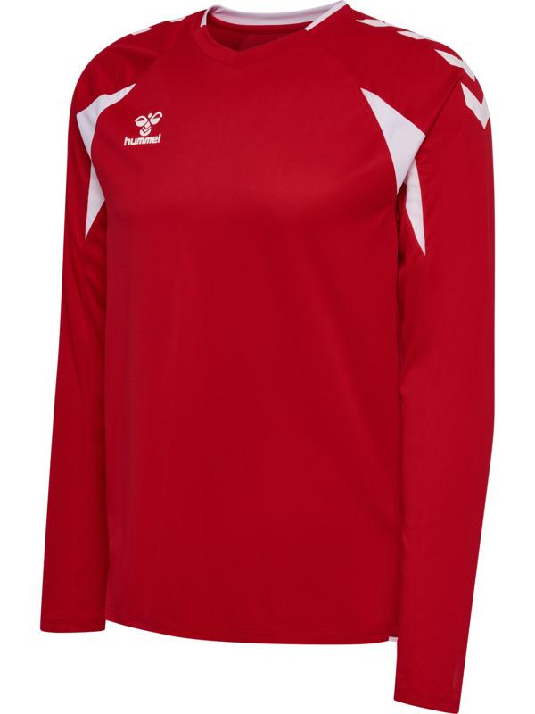 HUMMEL dres hmlCORE 2.0 JERSEY L/S TRUE RED/WHITE - 230840-3946-116
