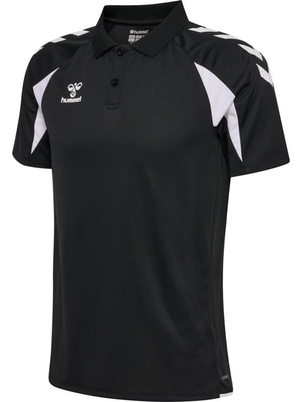 HUMMEL Polokošeľa hmlCORE 2.0 POLO BLACK/WHITE - 230843-2114-S