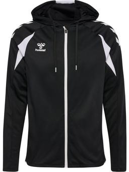 HUMMEL mikina hmlCORE 2.0 ZIP HOODIE BLACK/WHITE - 230854-2114-116