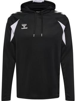 HUMMEL mikina HMLCORE 2.0 HOODIE BLACK/WHITE - 230856-2114-116