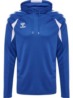 HUMMEL mikina hmlCORE 2.0 HOODIE TRUE BLUE/WHITE - 230857-7691-116