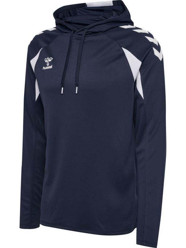 HUMMEL mikina hmlCORE 2.0 HOODIE MARINE/WHITE - 230857-7929-116