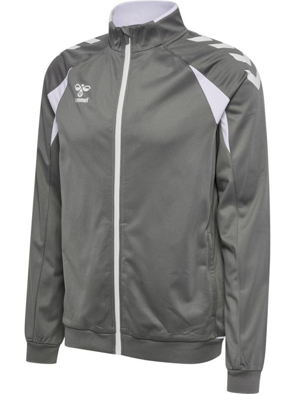 HUMMEL mikina hmlCORE 2.0 TRACK ZIP JACKET STEEL GRAY/WHITE - 230860-1299-116