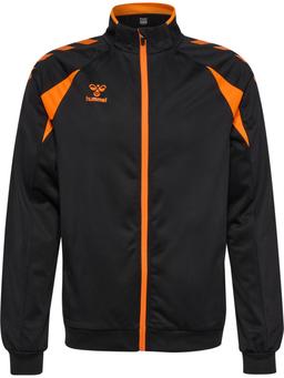 HUMMEL mikina hmlCORE 2.0 TRACK ZIP JACKET BLACK/ORANGE TIGER - 230860-2461-116