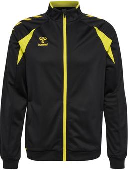 HUMMEL mikina hmlCORE 2.0 TRACK ZIP JACKET BLACK/BLAZING YELLOW - 230860-5138-116