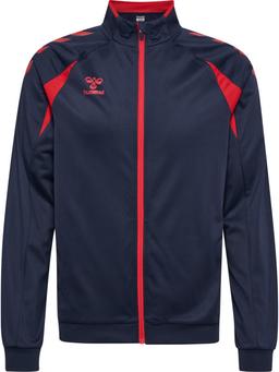 HUMMEL mikina hmlCORE 2.0 TRACK ZIP JACKET MARINE/TRUE RED - 230860-7276-116