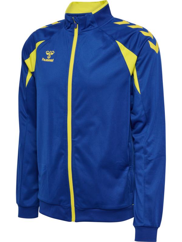 HUMMEL mikina hmlCORE 2.0 TRACK ZIP JACKET TRUE BLUE/BLAZING YELLOW - 230860-8606-116