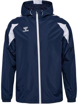 HUMMEL  bunda HMLCORE 2.0 ALL - WEATHER JACKET MARINE/WHITE - 230877-7929-116