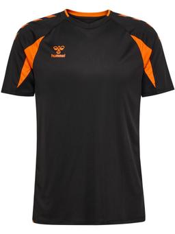 HUMMEL dres HMLCORE 2.0 JERSEY BLACK ORANGE - 230826-2461-16
