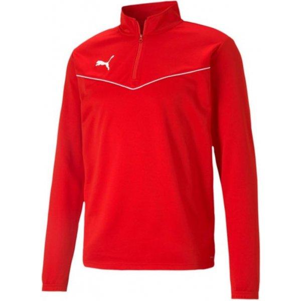Mikina Puma teamRISE 1 4 Zip Top Jr - 4063697239692