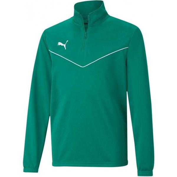 Mikina Puma teamRISE 1 4 Zip Top Jr - 4063697239296