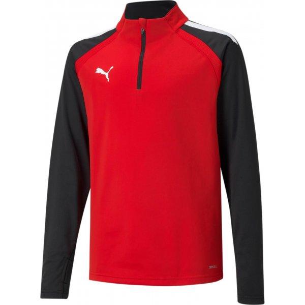 Tričko s dlhým rukávom Puma teamLIGA 1/4 Zip Top Jr - 4063699455809