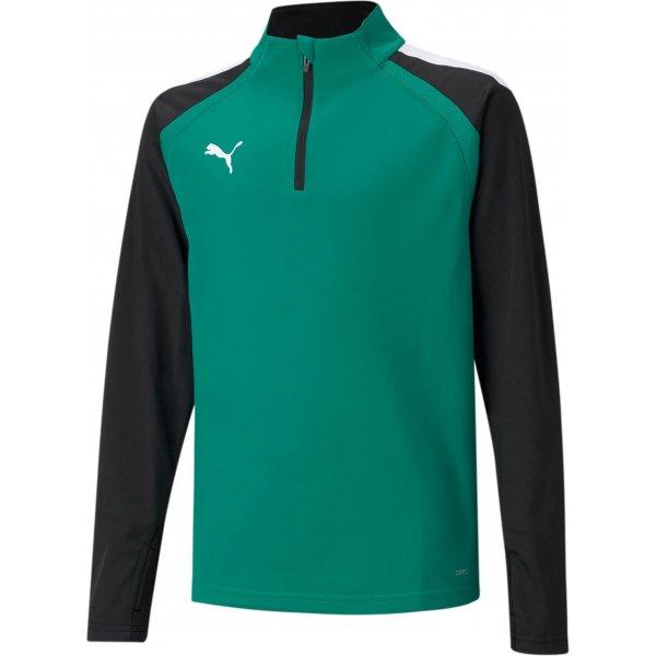 Tričko s dlhým rukávom Puma teamLIGA 1/4 Zip Top Jr - 4063699454246