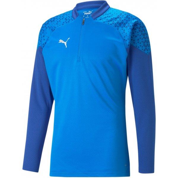 Tričko s dlhým rukávom Puma  teamCUP Training 1/4 Zip Top - 4065453651281