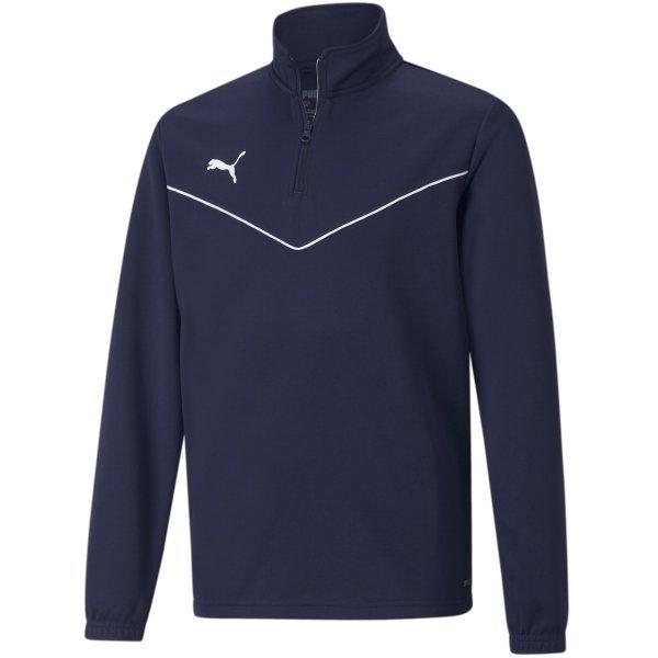 Mikina Puma teamRISE 1 4 Zip Top Jr - 4063697240681