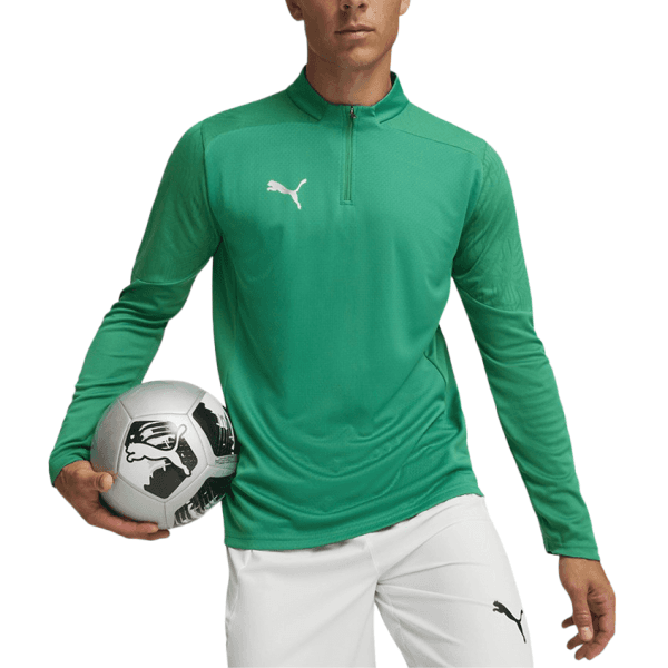 Tričko s dlhým rukávom Puma teamFINAL Training 1/4 Zip Top - 4099686839598