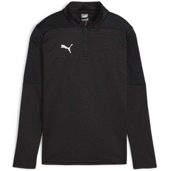 Tričko s dlhým rukávom Puma teamFINAL Training 1/4 Zip Top Jr - 4099685775866