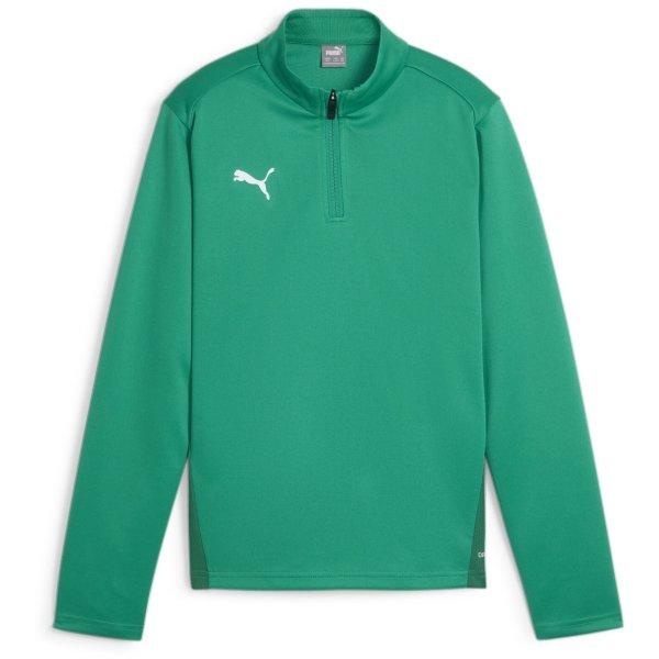 Tričko s dlhým rukávom Puma teamGOAL Training 1/4 Zip Top Jr - 4099686885939