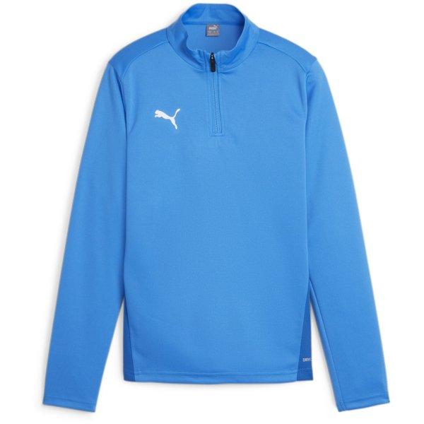 Tričko s dlhým rukávom Puma teamGOAL Training 1/4 Zip Top Jr - 4099685448159