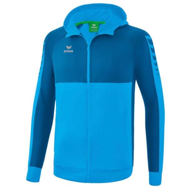 Bunda s kapucňou Erima Six Wings Trainingsjacke mit Kapuze - 4062075102078