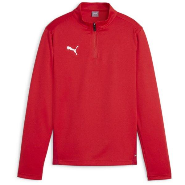 Tričko s dlhým rukávom Puma teamGOAL Training 1/4 Zip Top Jr - 4099686719722