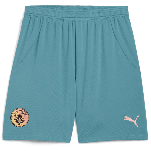 Šortky Puma MCFC 4th Shorts Replica 2024/25 - 4067981232499