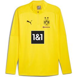 Tričko s dlhým rukávom Puma BVB Training 1/4 Zip Top with Sponsor - 4067984279194