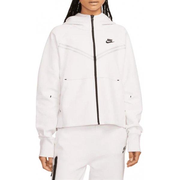 Mikina s kapucňou Nike W NSW TCH FLC WR ESSNTL FZ HDY - 196153505056