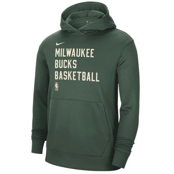 Mikina s kapucňou Nike  NBA Milwaukee Bucks hoody - 196606346236