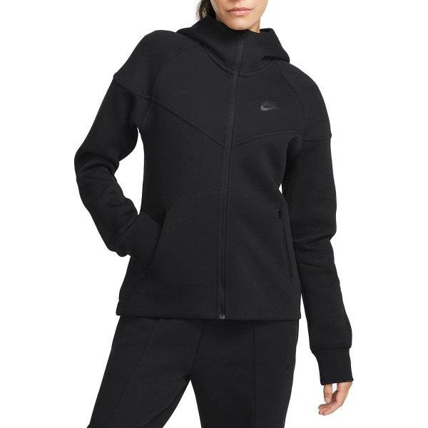 Mikina s kapucňou Nike W NSW TCH FLC WR FZ HDY - 196607984963