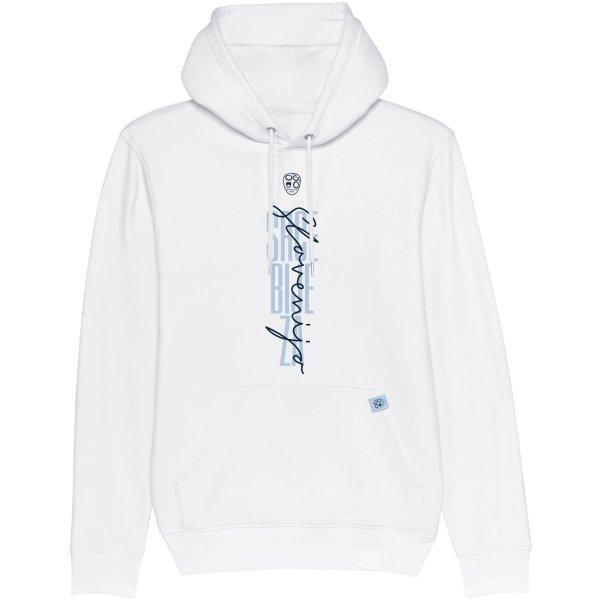 Mikina s kapucňou Nike  NZSx11TS Slove SRCE BIJE UNISEX white hoody - 4064179356340