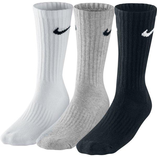 Ponožky Nike 3PPK VALUE COTTON CREW-SMLX - 685068095450