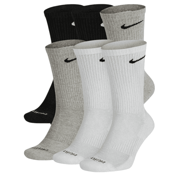 Ponožky Nike  Everyday Plus Cushion Crew 6 Pack Socks - 195241138725