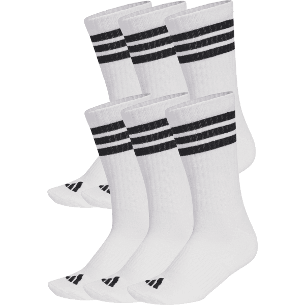Ponožky adidas 3 Stripes Crew - 6 pairs - 4068819779674
