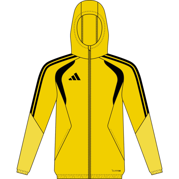 Bunda s kapucňou adidas  Tiro 26 Competition All Weather Kids - 4068818622773