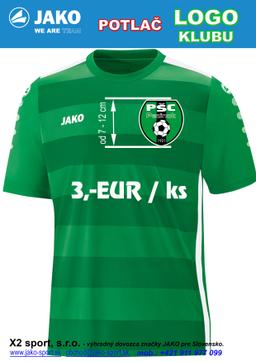 JAKO POTLAČ NA ARTIKLE JAKO - LOGO KLUBU - 150101