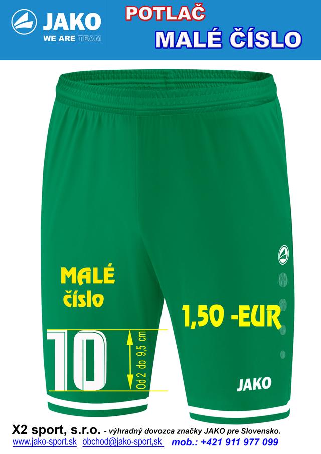 JAKO POTLAČ NA ARTIKLE JAKO - ČÍSLO MALÉ - 140101