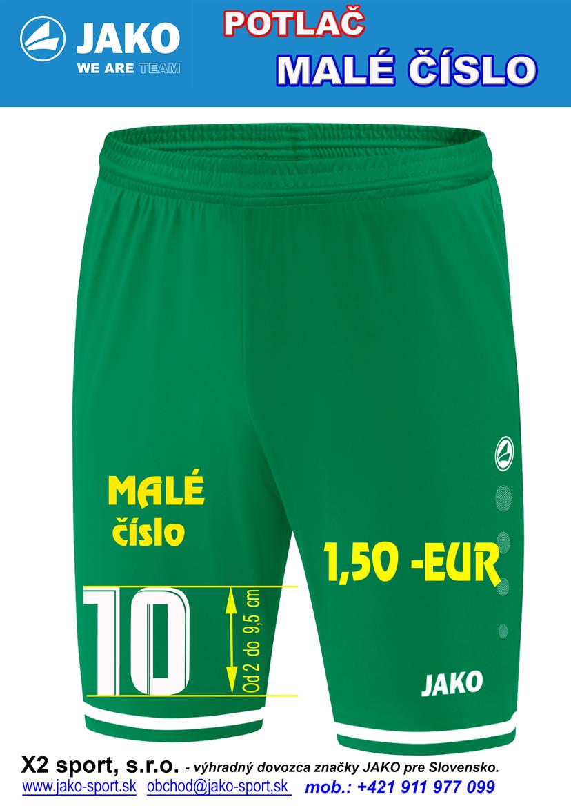 JAKO POTLAČ NA ARTIKLE JAKO - ČÍSLO MALÉ - 140101